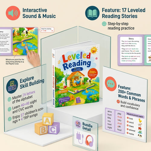 Leveled Reading Sound Book For Kids