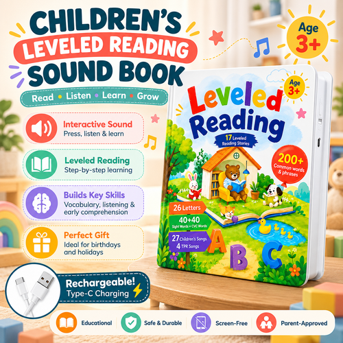 Leveled Reading Sound Book For Kids