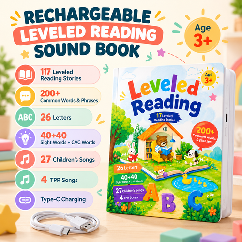 Leveled Reading Sound Book For Kids